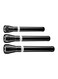 Geepas 3-Piece Water Resistant LED Flashlight Black