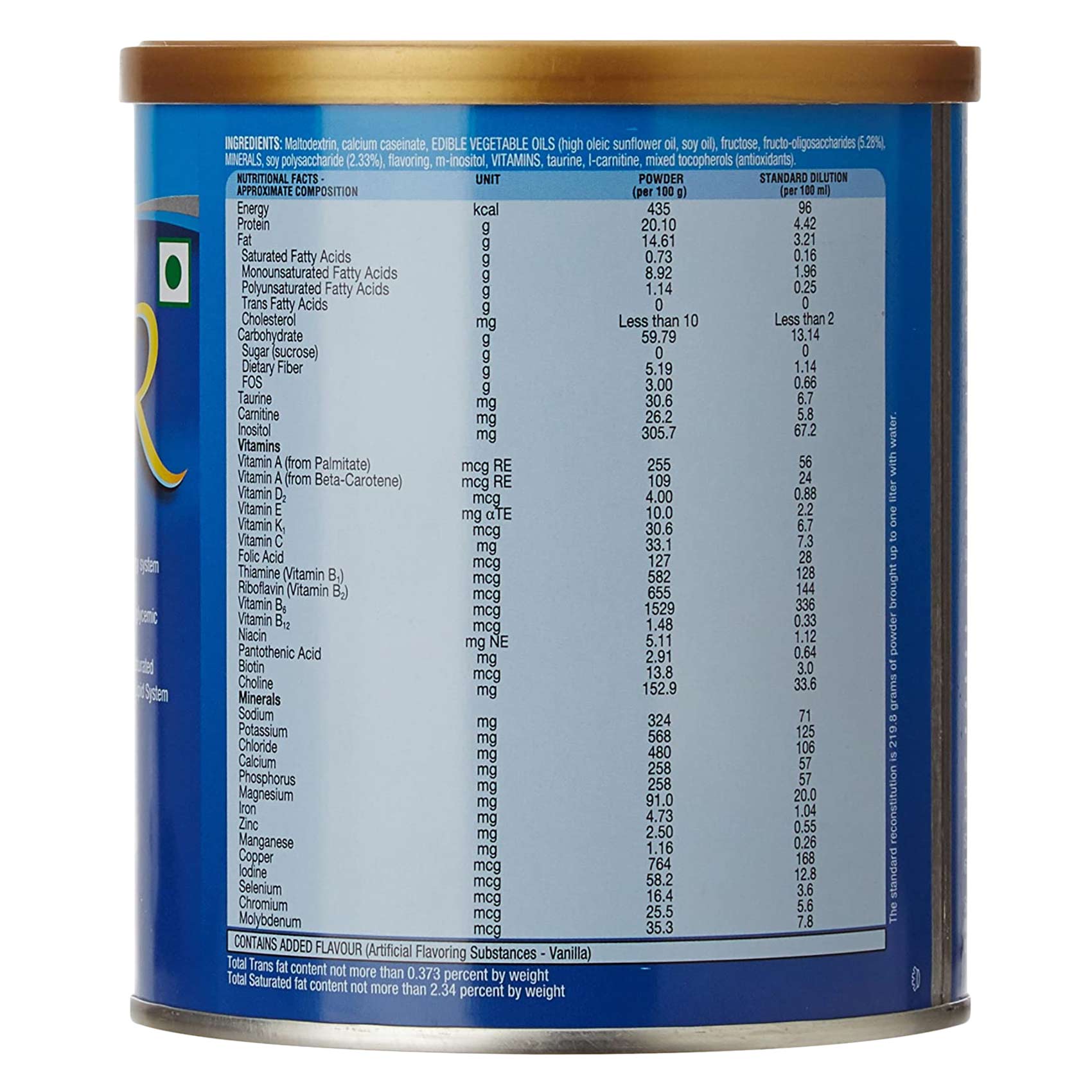 Abbott Glucerna Diabetes Nutrition Powder Vanilla 400 Grams product thumbnail 2