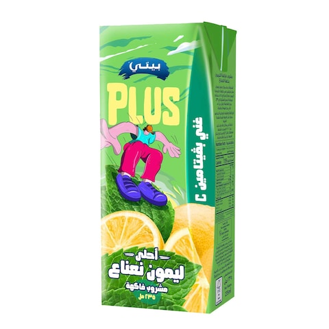عصير بيتي بلس ليمون بالنعناع - 235 مل