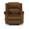 In House Velvet Rocking &amp; Rotating Recliner Chair - Brown - AB02