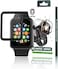 Green Lion 3D HD Glass Screen Protector Compatible For Apple Watch 45mm, Dust &amp; Scratch Resistance, Sensitive Touch, HD &amp; Matte Tempered Glass, Shockproof Smartwatch Cover - Black (45mm)