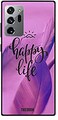 Theodor - Samsung Galaxy Note 20 Ultra Case Cover Happy Life Flexible Silicone Cover