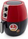 Nikai 7Lt Basket 8.5Lt Pan Capacity, 1600 1800W Air Fryer, Black/Red, NAF777A
