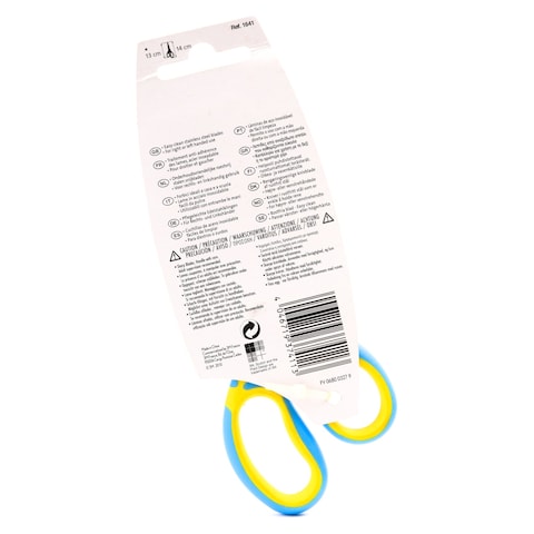 3M Scotch Kids Deco Scissors 1641 Yellow and Blue 13cm