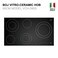 BOJ 90CM Vitro Ceramic HOB VCH-590S, Front Touch Control, Black Frameless, 3 Dual Highlight Zones, Easy to Clean Ceramic Glass, Made In Italy