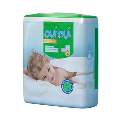 Oui Oui Premium Diaper Size 2 62 Count 3-6KG