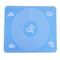 KASTWAVE Silicone Baking Mat for Pastry Rolling with Measurements Reusable Non-Stick Food Grade Silica Gel Kneading Dough Pad for Housewife, Cooking Enthusiasts,Dough Rolling Mat,Blue