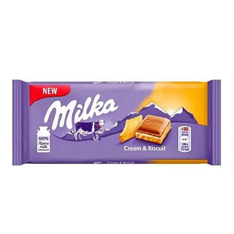 Milka Cr&szlig;me &amp; Biscuit 100G