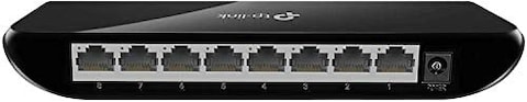 Tp-Link 8 Port Gigabit Ethernet Network Switch | Plug And Play | Desktop Or Wall-Mount | Plastic Case Ethernet Splitter | Fanless | Traffic Optimization | Unmanaged (Tl-Sg1008D)