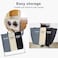 Beprincess Laundry Clothes Foldable Hamper Sorter Basket With Aluminum Frame (3Sections)