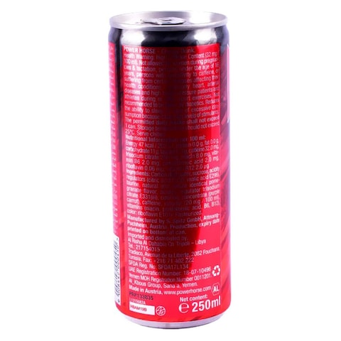 Power Horse Pomegranate Energy Drinks 250ml