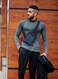 Men's Chest Bag, Suitable for Outdoor Sports, Leisure and Travel, Canvas Fabric, with Earphone Hole