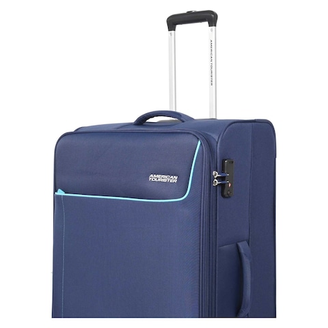 American Tourister Jamaica Spinner Luggage Soft Trolley Navy 69cm