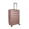 Senator Hard Case Large Luggage Trolley For Unisex ABS Lightweight 4 Double Wheeled Suitcase With Built In TSA Type Lock A5125 Rose Gold