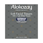 Buy Alokozay 2 Ply Soft Facial Tissue 100 Sheets in UAE