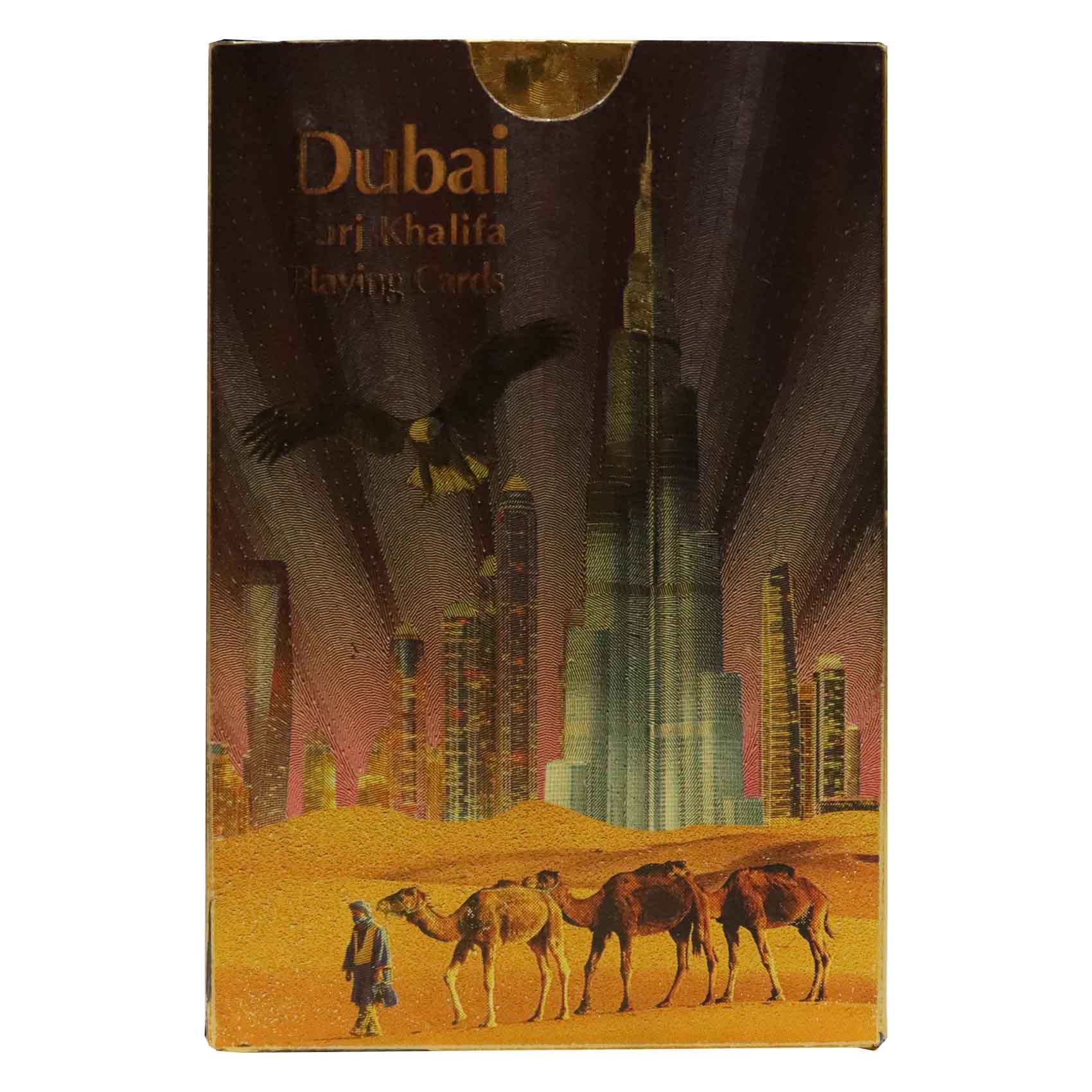 Dubai Burj Khalifa Playing Card Game Multicolour