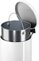 HAILO SOLID-L white - PEDAL GALVANIZED INNER BIN