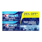 Buy Crest 3D White Arctic Fresh Toothpaste 75ml Pack of 2 in UAE