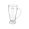 Royalford 2 Pcs Glass Cup With Handle 14 Oz