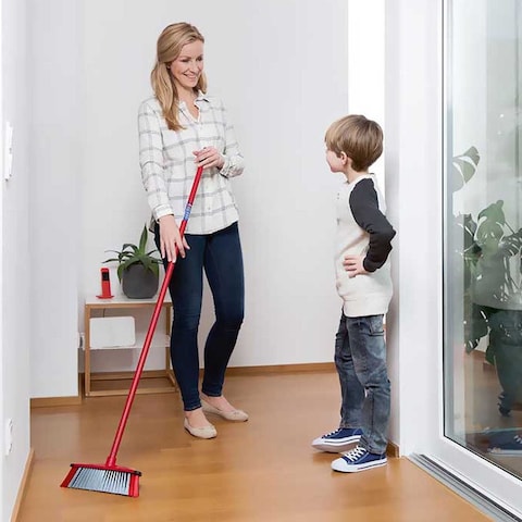 Vileda 3 Action Broom Red