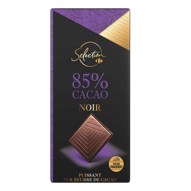 Carrefour Dark Chocolate Bar 85 Percent Cacao