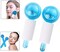 Generic Face Massager Ball Ice Face Roller Crystal Eye Massager Ice Hockey Energy Ball Facial Beauty Roller For Facial Care 2 Pieces Practical Processed