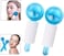 Generic Face Massager Ball Ice Face Roller Crystal Eye Massager Ice Hockey Energy Ball Facial Beauty Roller For Facial Care 2 Pieces Practical Processed