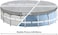 Intex Ultra Frame Pool Cover(16')