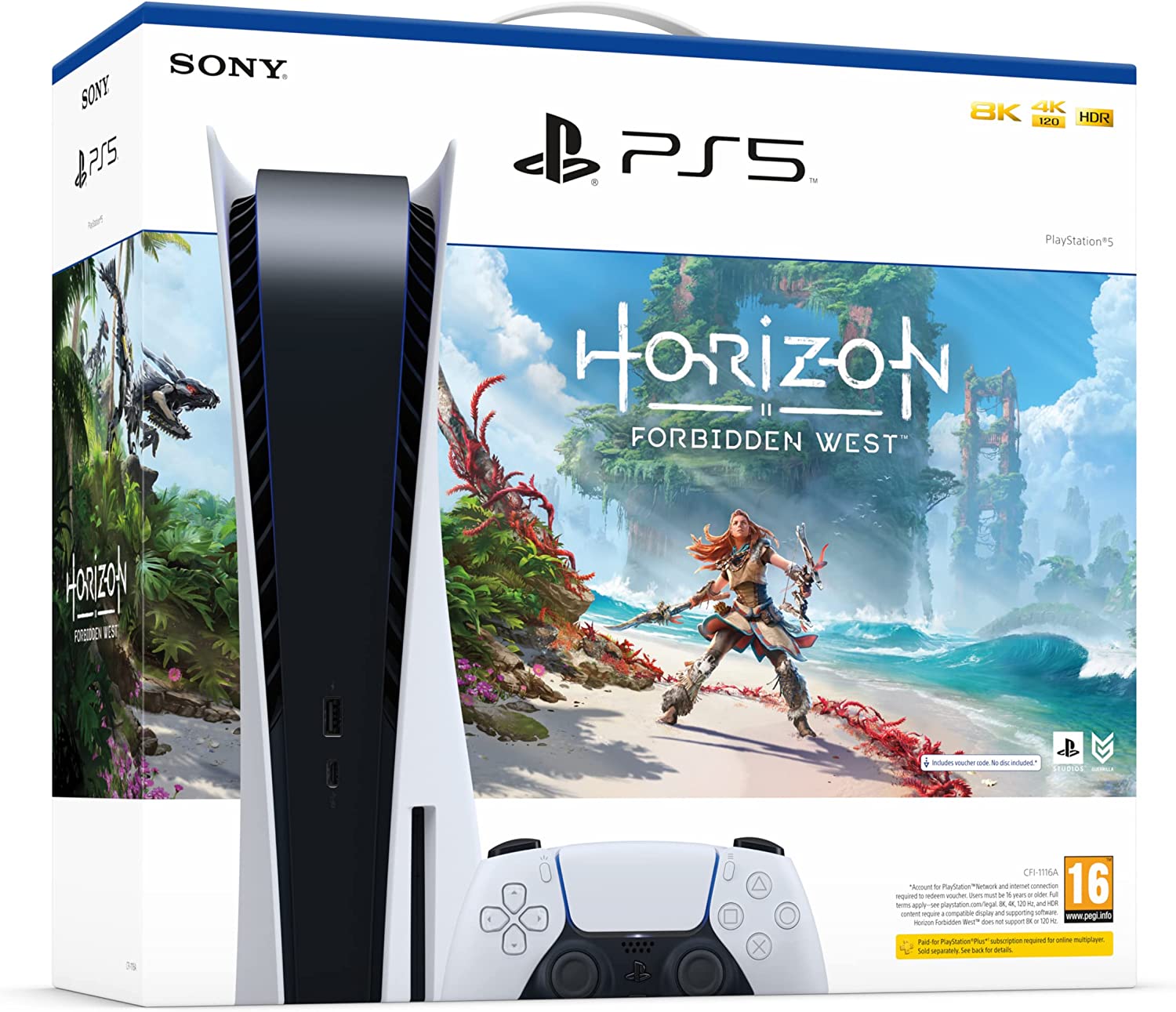 Sony Playstation 5 Console + Horizon Forbidden West Bundle