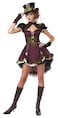 California Costumes Female Steampunk Costume- Small- Burgundy/Brown