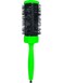3ME Maestri Thermal Hair Brush With Aluminum Tube, Ideal For Defined &amp; Long Lasting Drying, Professional Nylon Bristles, Green - 1 Piece