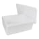 Thermocol Ice Box With Lid White 38x30x16cm