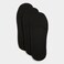 LA Collection 3X Pack Ladies Invisible Socks_Black+
