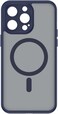 Huntkey iPhone 15 Pro Magsafe Case Clear【Strong Magnet N52】【Shockproof Airbag Protection】iPhone 15 Pro Cover Black Anti-Scratch Cover for iPhone 15 Pro 6.12 inch Clear Inclusive lens (Navy Blue)
