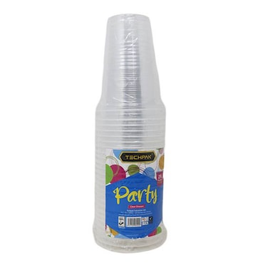 Techpak Cups Clear 100/500Ml