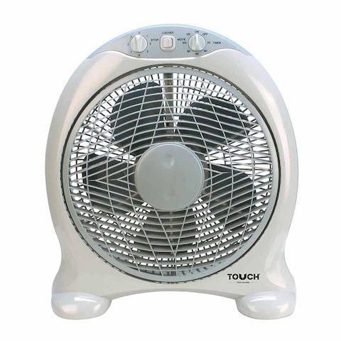 Touch Box Fan 3 Speeds 16-inch - White