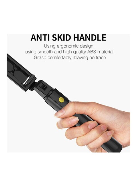 Generic K07 Integrated TriPod Bt 4.0 Wireless Selfie Stick For Smart Phone, Black