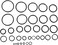 Andoer 419PCS Assortment Set Seal Gasket Universal NBR Rubber Oil Resistance O-ring Kit