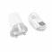 mpBLBERRI BLB-T105 20W USB-A &amp; USB-C PD Fast Charger, Lightning Cable, White