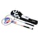 Supreme Sports Badminton Racket with Shuttlecock Set Multicolour 5 PCS