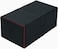 Card Guardian, Premium Double Deck Box For 200+ Cards Trading Games Tcg (Black)