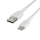Boost Charge Braided USB-C To USB-A Cable, 2M, White