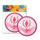 Fun It's Cool Ballerina Themed Paper Plates Pink And White 7inch 6 PCS
