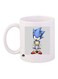 Bp Game Sonic Character Printed Mug White/Blue/Red Standard Size
