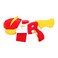 Ryan's World Foam Dart Tag E-Radicator Motorized Blaster 20483 Multicolour Pack of 12