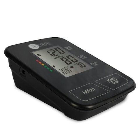 AFRA Digital Blood Pressure Monitor, Black, Arm Type, Small, AF-200BPMA, 2 Years Warranty