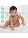 Moon 4 Sided Waterproof Diaper Changing Pad, 80Cm With Easy To Clean Quilted Cover - Safety Strap, Fits All Standard Changing Tables/Dresser Tops