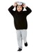Smiffy's Black Sheep Toddler Costume for 3 to 4 Years Kids- Black