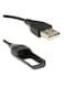 Generic USB Charging Cable For Fitbit Flex 21cmBlack/Silver
