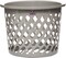 Cosmoplast 45L Mini Laundry Basket, Grey